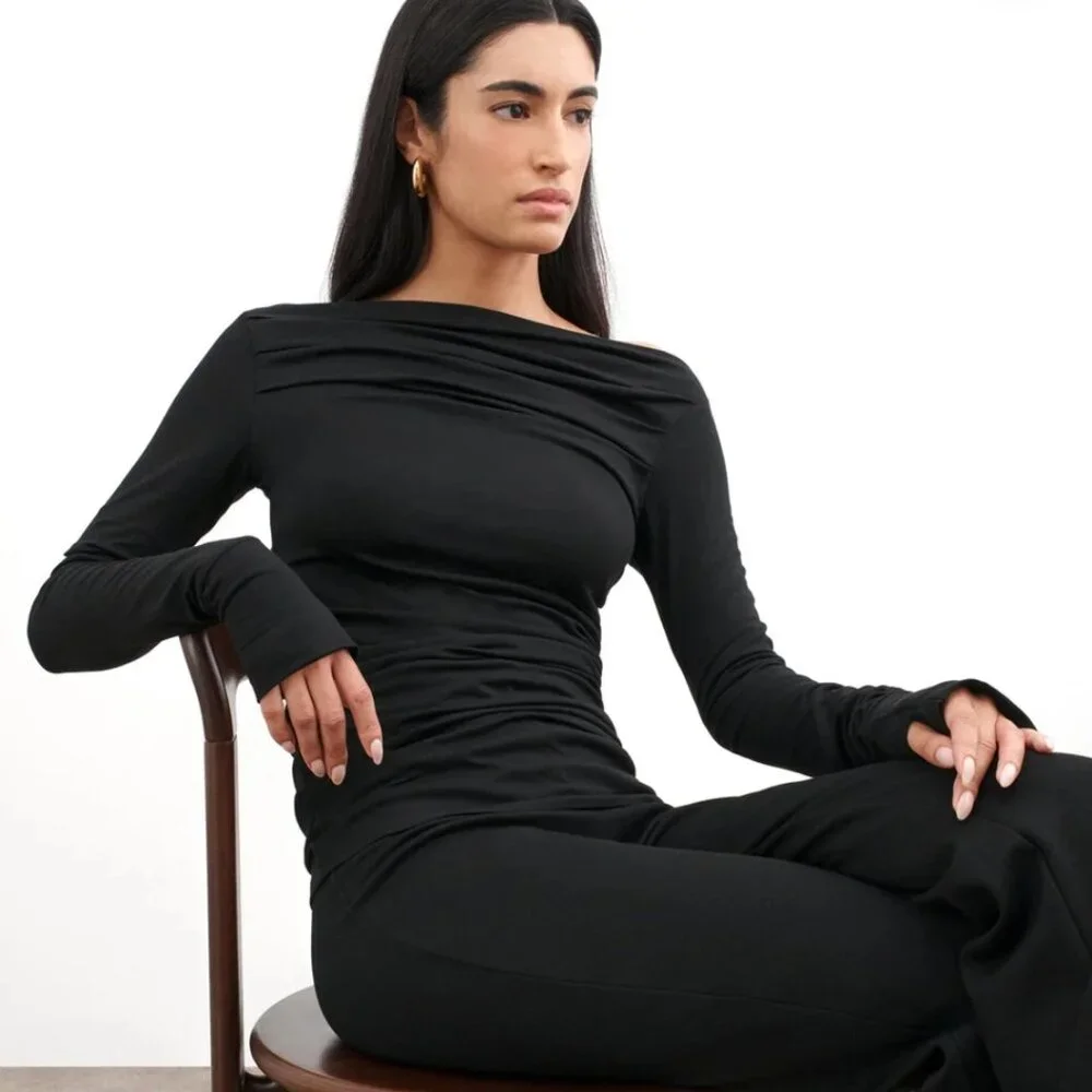 Marcella black Cooper top large nwt - Picture 8 of 12